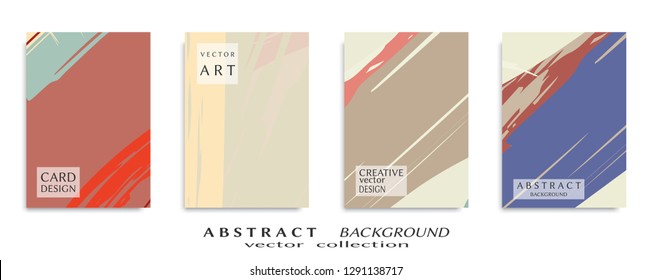 Abstract universal grunge art texture, web header template. Collage page, design for card, invitation, brochure brush strokes style, banner idea, book cover, booklet print, flyer sheet a4