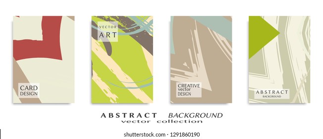 Abstract universal grunge art texture, web header template. Collage page, design for card, invitation, brochure brush strokes style, banner idea, book cover, booklet print, flyer sheet a4