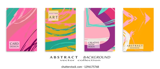 Abstract universal grunge art texture, web header template. Collage page, design for card, invitation, brochure brush strokes style, banner idea, book cover, booklet print, flyer sheet a4