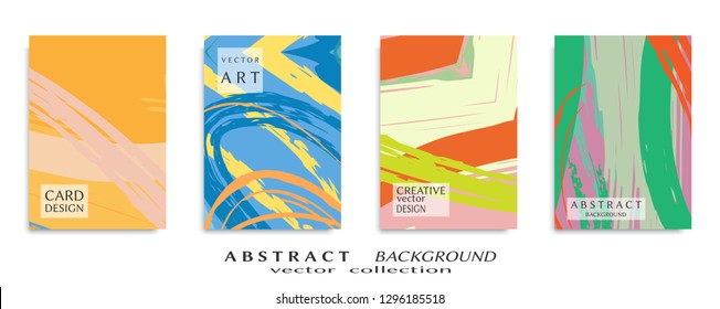 Abstract universal grunge art texture, web header template. Collage page, design for card, invitation, brochure brush strokes style, banner idea, book cover, booklet print, flyer sheet a4