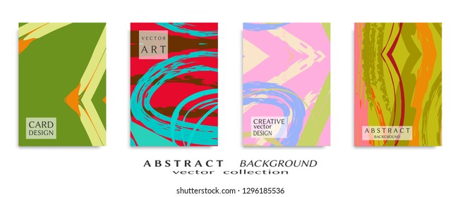 Abstract universal grunge art texture, web header template. Collage page, design for card, invitation, brochure brush strokes style, banner idea, book cover, booklet print, flyer sheet a4