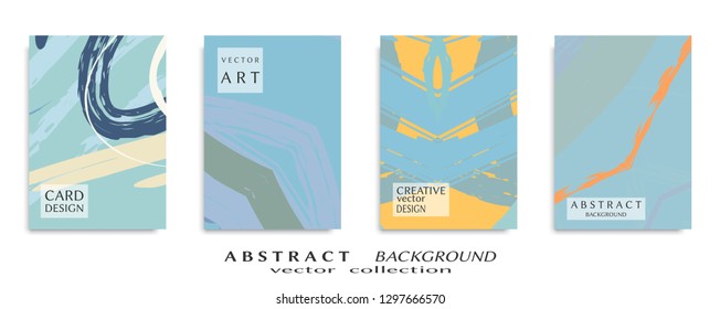 Abstract universal grunge art texture, web header template. Collage page, design for card, invitation, brochure brush strokes style, banner idea, book cover, booklet print, flyer sheet a4