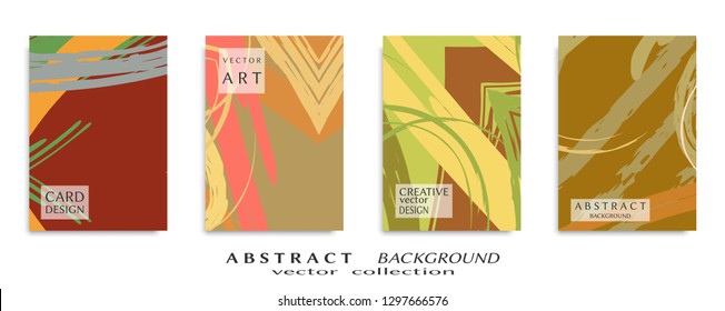 Abstract universal grunge art texture, web header template. Collage page, design for card, invitation, brochure brush strokes style, banner idea, book cover, booklet print, flyer sheet a4