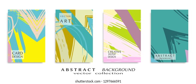 Abstract universal grunge art texture, web header template. Collage page, design for card, invitation, brochure brush strokes style, banner idea, book cover, booklet print, flyer sheet a4
