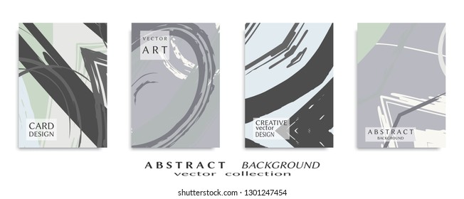 Abstract universal grunge art texture, web header template. Collage page, design for card, invitation, brochure brush strokes style, banner idea, book cover, booklet print, flyer sheet a4