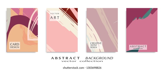 Abstract universal grunge art texture, web header template. Collage page, design for card, invitation, brochure brush strokes style, banner idea, book cover, booklet print, flyer sheet a4