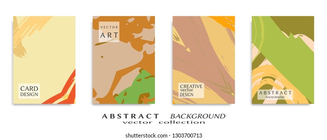 Abstract universal grunge art texture, web header template. Collage page, design for card, invitation, brochure brush strokes style, banner idea, book cover, booklet print, flyer sheet a4
