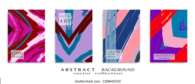 Abstract universal grunge art texture, web header template. Collage page, design for card, invitation, brochure brush strokes style, banner idea, book cover, booklet print, flyer sheet a4