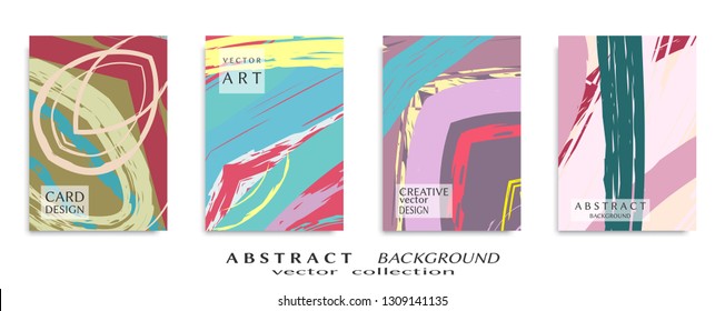 Abstract universal grunge art texture, web header template. Collage page, design for card, invitation, brochure brush strokes style, banner idea, book cover, booklet print, flyer sheet a4