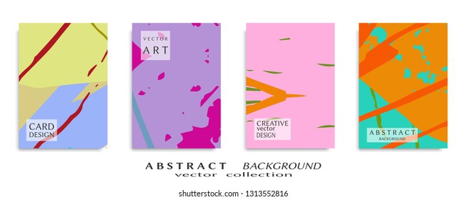 Abstract universal grunge art texture, web header template. Collage page, design for card, invitation, brochure brush strokes style, banner idea, book cover, booklet print, flyer sheet a4