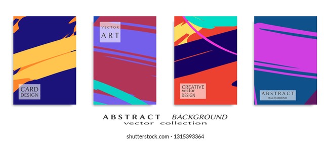 Abstract universal grunge art texture, web header template. Collage page, design for card, invitation, brochure brush strokes style, banner idea, book cover, booklet print, flyer sheet a4