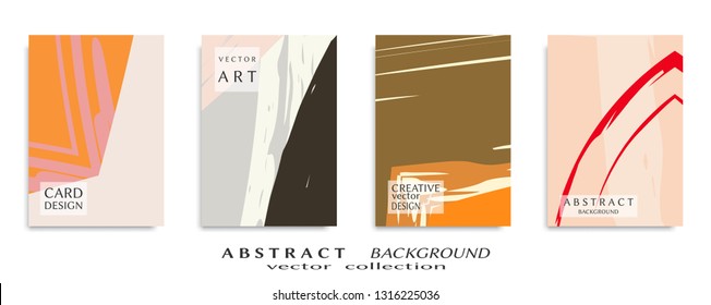 Abstract universal grunge art texture, web header template. Collage page, design for card, invitation, brochure brush strokes style, banner idea, book cover, booklet print, flyer sheet a4