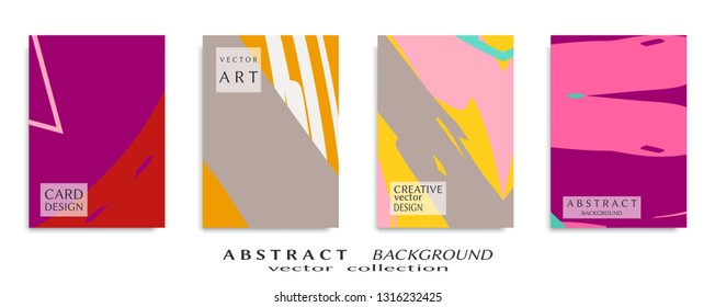 Abstract universal grunge art texture, web header template. Collage page, design for card, invitation, brochure brush strokes style, banner idea, book cover, booklet print, flyer sheet a4