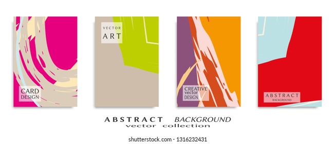 Abstract universal grunge art texture, web header template. Collage page, design for card, invitation, brochure brush strokes style, banner idea, book cover, booklet print, flyer sheet a4