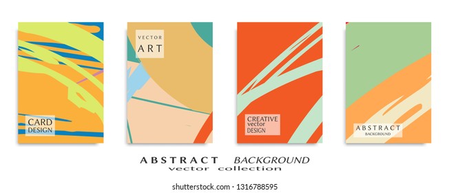Abstract universal grunge art texture, web header template. Collage page, design for card, invitation, brochure brush strokes style, banner idea, book cover, booklet print, flyer sheet a4
