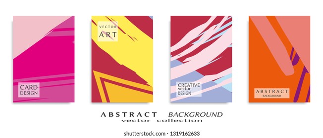 Abstract universal grunge art texture, web header template. Collage page, design for card, invitation, brochure brush strokes style, banner idea, book cover, booklet print, flyer sheet a4