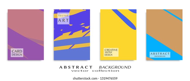 Abstract universal grunge art texture, web header template. Collage page, design for card, invitation, brochure brush strokes style, banner idea, book cover, booklet print, flyer sheet a4