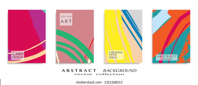 Abstract universal grunge art texture, web header template. Collage page, design for card, invitation, brochure brush strokes style, banner idea, book cover, booklet print, flyer sheet a4