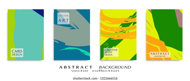 Abstract universal grunge art texture, web header template. Collage page, design for card, invitation, brochure brush strokes style, banner idea, book cover, booklet print, flyer sheet a4