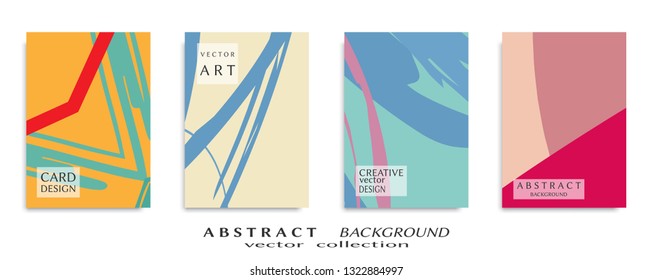Abstract universal grunge art texture, web header template. Collage page, design for card, invitation, brochure brush strokes style, banner idea, book cover, booklet print, flyer sheet a4