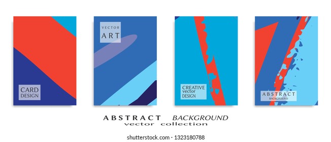 Abstract universal grunge art texture, web header template. Collage page, design for card, invitation, brochure brush strokes style, banner idea, book cover, booklet print, flyer sheet a4