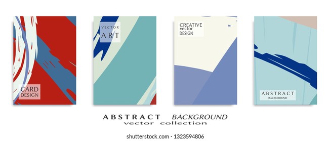 Abstract universal grunge art texture, web header template. Collage page, design for card, invitation, brochure brush strokes style, banner idea, book cover, booklet print, flyer sheet a4