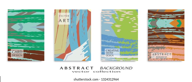 Abstract universal grunge art texture, web header template. Collage page, design for card, invitation, brochure brush strokes style, banner idea, book cover, booklet print, flyer sheet a4