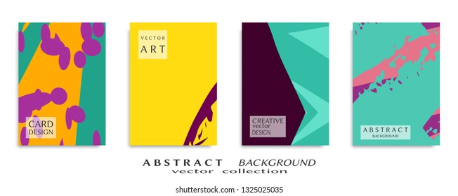 Abstract universal grunge art texture, web header template. Collage page, design for card, invitation, brochure brush strokes style, banner idea, book cover, booklet print, flyer sheet a4