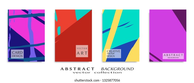 Abstract universal grunge art texture, web header template. Collage page, design for card, invitation, brochure brush strokes style, banner idea, book cover, booklet print, flyer sheet a4
