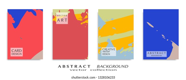 Abstract universal grunge art texture, web header template. Collage page, design for card, invitation, brochure brush strokes style, banner idea, book cover, booklet print, flyer sheet a4