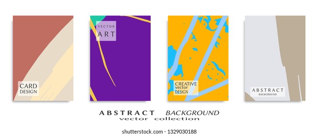 Abstract universal grunge art texture, web header template. Collage page, design for card, invitation, brochure brush strokes style, banner idea, book cover, booklet print, flyer sheet a4