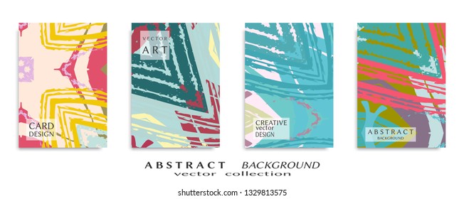 Abstract universal grunge art texture, web header template. Collage page, design for card, invitation, brochure brush strokes style, banner idea, book cover, booklet print, flyer sheet a4