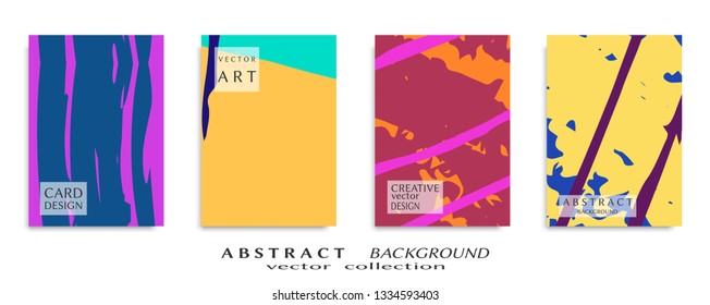 Abstract universal grunge art texture, web header template. Collage page, design for card, invitation, brochure brush strokes style, banner idea, book cover, booklet print, flyer sheet a4