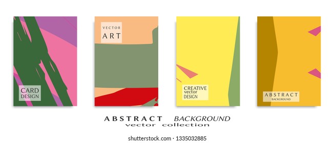Abstract universal grunge art texture, web header template. Collage page, design for card, invitation, brochure brush strokes style, banner idea, book cover, booklet print, flyer sheet a4