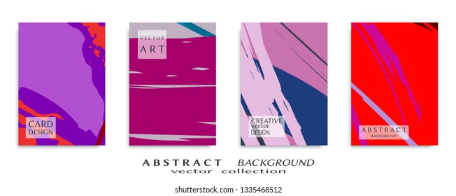 Abstract universal grunge art texture, web header template. Collage page, design for card, invitation, brochure brush strokes style, banner idea, book cover, booklet print, flyer sheet a4