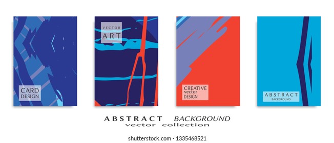 Abstract universal grunge art texture, web header template. Collage page, design for card, invitation, brochure brush strokes style, banner idea, book cover, booklet print, flyer sheet a4