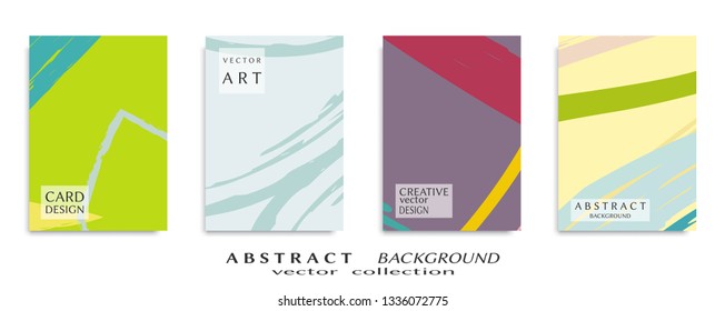 Abstract universal grunge art texture, web header template. Collage page, design for card, invitation, brochure brush strokes style, banner idea, book cover, booklet print, flyer sheet a4