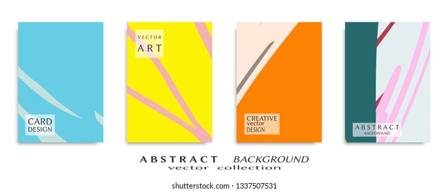 Abstract universal grunge art texture, web header template. Collage page, design for card, invitation, brochure brush strokes style, banner idea, book cover, booklet print, flyer sheet a4