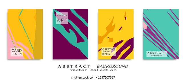 Abstract universal grunge art texture, web header template. Collage page, design for card, invitation, brochure brush strokes style, banner idea, book cover, booklet print, flyer sheet a4