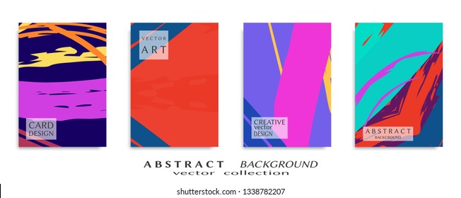 Abstract universal grunge art texture, web header template. Collage page, design for card, invitation, brochure brush strokes style, banner idea, book cover, booklet print, flyer sheet a4