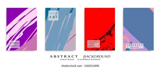 Abstract universal grunge art texture, web header template. Collage page, design for card, invitation, brochure brush strokes style, banner idea, book cover, booklet print, flyer sheet a4