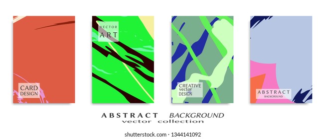 Abstract universal grunge art texture, web header template. Collage page, design for card, invitation, brochure brush strokes style, banner idea, book cover, booklet print, flyer sheet a4