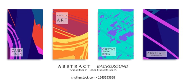 Abstract universal grunge art texture, web header template. Collage page, design for card, invitation, brochure brush strokes style, banner idea, book cover, booklet print, flyer sheet a4