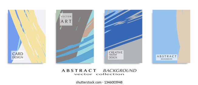 Abstract universal grunge art texture, web header template. Collage page, design for card, invitation, brochure brush strokes style, banner idea, book cover, booklet print, flyer sheet a4