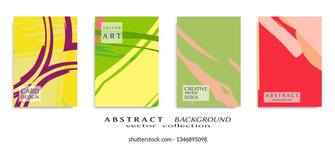 Abstract universal grunge art texture, web header template. Collage page, design for card, invitation, brochure brush strokes style, banner idea, book cover, booklet print, flyer sheet a4