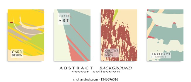 Abstract universal grunge art texture, web header template. Collage page, design for card, invitation, brochure brush strokes style, banner idea, book cover, booklet print, flyer sheet a4