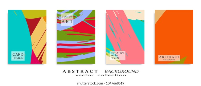 Abstract universal grunge art texture, web header template. Collage page, design for card, invitation, brochure brush strokes style, banner idea, book cover, booklet print, flyer sheet a4