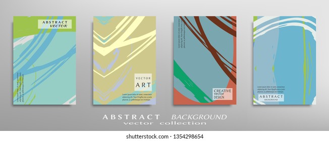 Abstract universal grunge art texture, web header template. Collage page, design for card, invitation, brochure brush strokes style, banner idea, book cover, booklet print, flyer sheet a4
