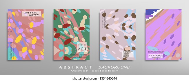 Abstract universal grunge art texture, web header template. Collage page, design for card, invitation, brochure brush strokes style, banner idea, book cover, booklet print, flyer sheet a4