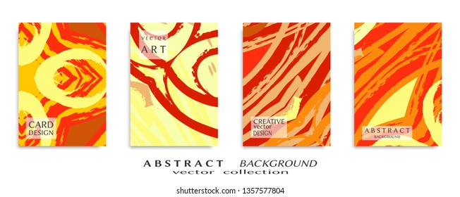 Abstract universal grunge art texture, web header template. Collage page, design for card, invitation, brochure brush strokes style, banner idea, book cover, booklet print, flyer sheet a4